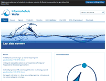 Tablet Screenshot of informatiehuiswater.nl